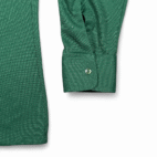 Vintage Towncraft Shirt Adult LARGE Green JC Penney Disco Textured Knit 70s