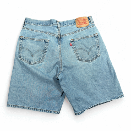 Vintage Levis 550 Shorts Mens 34 Light Wash Cotton Denim Jean Relaxed Fit Y2K