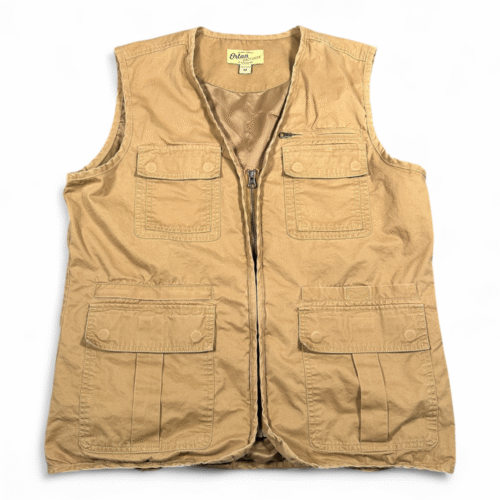 Orton Brothers Vest Adult MEDIUM Brown Safari Hunting Tactical Western Outdoor