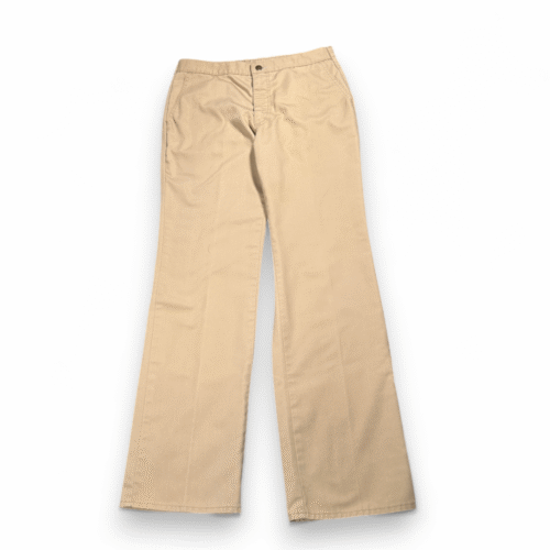 Vintage Lee Pants Mens 32x32 Brown Relaxed Fit Workwear Talon USA Union Made 70s