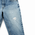 Carhartt Jeans Mens 36x30 Blue Denim Distressed Traditional Fit Workwear B18 DST