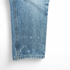 Carhartt Jeans Mens 36x30 Blue Denim Distressed Traditional Fit Workwear B18 DST