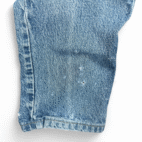 Carhartt Jeans Mens 36x30 Blue Denim Distressed Traditional Fit Workwear B18 DST