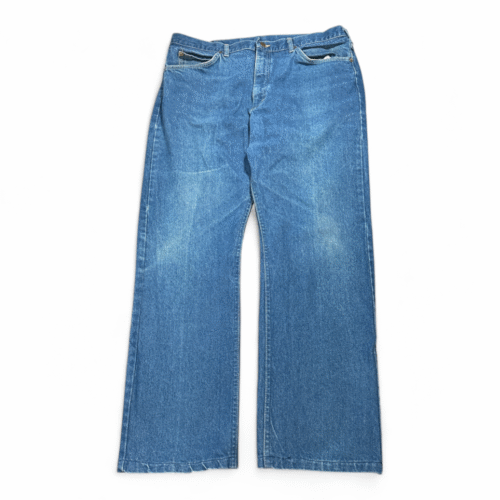 Vintage LL Bean Jeans Mens 38x32 Blue Denim Dark Wash Straight Union USA 80s