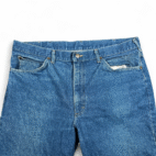 Vintage LL Bean Jeans Mens 38x32 Blue Denim Dark Wash Straight Union USA 80s