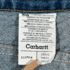 Vintage Carhartt Jeans Mens 38x30 Blue Cotton Denim Dark Wash Workwear B18 Y2K
