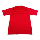 Vintage Mickey Mouse Polo Shirt Adult SMALL Red Golf Preppy Crest Jasper USA 80s