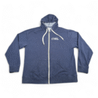 Cake Sweater Adult LARGE Blue Hoodie Band Music Buffalo Independent Trading Zip
