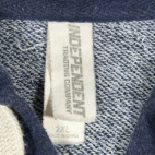 Cake Sweater Adult LARGE Blue Hoodie Band Music Buffalo Independent Trading Zip