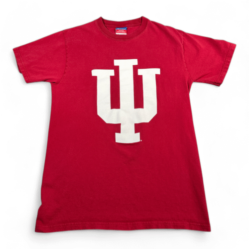 Vintage Indiana Hoosiers Shirt Adult MEDIUM Red University Champion NCAA Y2K