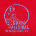 Vintage Corn Festival Shirt Adult EXTRA LARGE Red Shippensburg PA Farm USA 80s