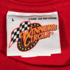 Vintage Dale Earnhardt Jr Shirt Adult LARGE Red Budweiser NASCAR Auto Racing Y2K