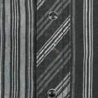Wrangler Western Shirt Adult MEDIUM Black Gray Silver Striped Pearl Snap Cowboy