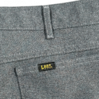Vintage Lee Pants Mens 36x30 Gray Polyester Creased Dress Disco USA Union 70s