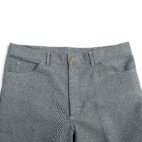 Vintage Lee Pants Mens 36x30 Gray Polyester Creased Dress Disco USA Union 70s