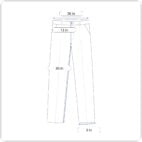 Vintage Lee Pants Mens 36x30 Gray Polyester Creased Dress Disco USA Union 70s