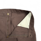 Vintage Lee Pants Mens 36x30 Brown Polyester Creased Dress Disco USA Union 70s
