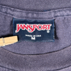 Vintage Crested Butte Shirt Adult MEDIUM Blue Spell Out Colorado JanSport USA 90s