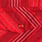 Wrangler Western Shirt Adult MEDIUM Red Metallic Striped Pearl Snap Cowboy Rodeo