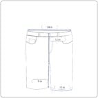Vintage Levis 550 Shorts Mens 34 Medium Wash Cotton Denim Jean Relaxed Fit Y2K