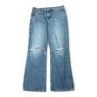 American Eagle Jeans Mens 33x32 Blue Denim Cotton Classic Bootcut Distressed