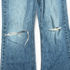 American Eagle Jeans Mens 33x32 Blue Denim Cotton Classic Bootcut Distressed