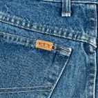 Vintage Ely Cattleman Jeans Mens 33x26 Blue Denim Dark Wash Western USA 90s