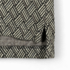 Vintage Knightsbridge Polo Shirt Adult LARGE Black Brown Herringbone Preppy 90s