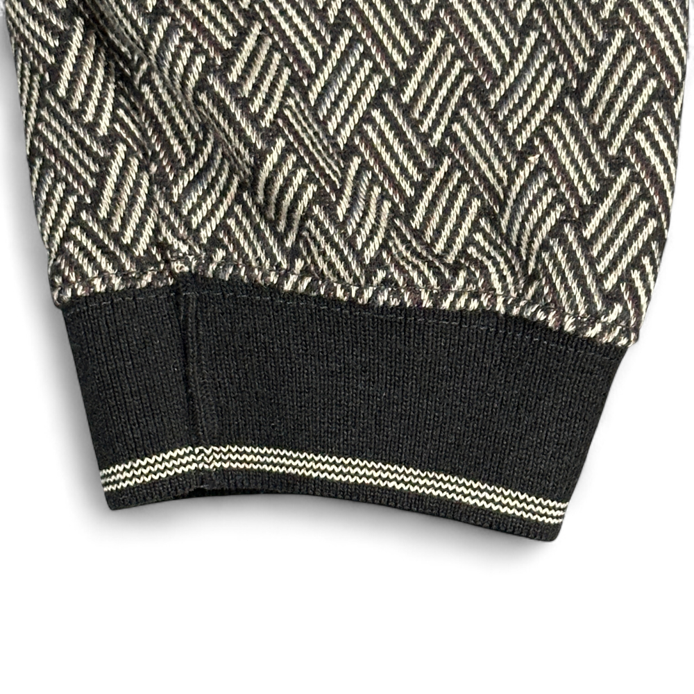 Vintage Knightsbridge Polo Shirt Adult LARGE Black Brown Herringbone Preppy 90s-7 Vintage Knightsbridge Polo Shirt Adult LARGE Black Brown Herringbone Preppy 90s