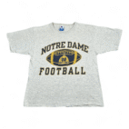Vintage Notre Dame Shirt Adult MEDIUM Gray Football University NCAA Champion Y2K