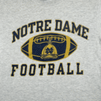 Vintage Notre Dame Shirt Adult MEDIUM Gray Football University NCAA Champion Y2K
