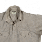 Vintage Ruddock Western Shirt Adult MEDIUM Brown Plaid Cowboy Rodeo 80s