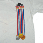 Vintage Gold Medal Shirt Adult LARGE White Coed Sportswear Sports Win USA 90s