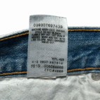 Levis 505 Jeans Mens 36x32 Blue Regular Fit Straight Leg Light Wash Denim Y2K