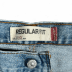 Levis 505 Jeans Mens 36x29 Blue Regular Fit Straight Leg Light Wash Denim Y2K