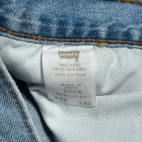 Levis 505 Jeans Mens 36x29 Blue Regular Fit Straight Leg Light Wash Denim Y2K