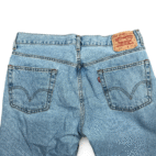 Levis 505 Jeans Mens 36x29 Blue Regular Fit Straight Leg Light Wash Denim Y2K