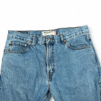 Levis 505 Jeans Mens 36x32 Blue Regular Fit Straight Leg Light Wash Denim Y2K