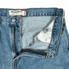 Levis 505 Jeans Mens 36x32 Blue Regular Fit Straight Leg Light Wash Denim Y2K