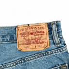 Levis 505 Jeans Mens 36x32 Blue Regular Fit Straight Leg Light Wash Denim Y2K