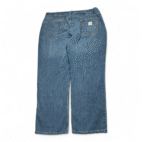 Carhartt Jeans Mens 30x30 Blue Denim Dark Wash Relaxed Fit Workwear 100135