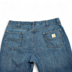 Carhartt Jeans Mens 30x30 Blue Denim Dark Wash Relaxed Fit Workwear 100135