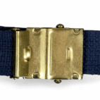 Vintage Levis Belt Mens 30 Blue Canvas Slide 1980 Olympic Games USA 80s