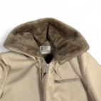 Vintage London Fog Jacket Adult LARGE Brown Parka Rancher Western Sherpa USA 60s