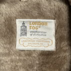 Vintage London Fog Jacket Adult LARGE Brown Parka Rancher Western Sherpa USA 60s