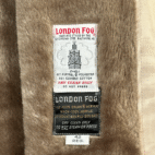 Vintage London Fog Jacket Adult LARGE Brown Parka Rancher Western Sherpa USA 60s