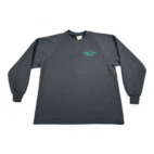 Vintage Hook Stone Winery Sweatshirt Adult MEDIUM Black Fish Raglan 90s