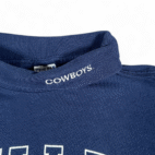 Vintage Dallas Cowboys Shirt Adult EXTRA LARGE Blue True Fan Turtleneck NFL 90s