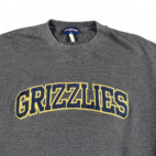 Vintage Grizzlies Sweater Adult MEDIUM Gray JanSport Sweatshirt Stitched 90s