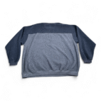 Vintage Big Dogs Sweatshirt Adult 3XL Blue Fleece Colorblock Polar Dogs Logo 90s